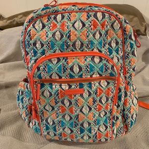 Vera Bradley Go Fish Iconic Campus Backpack